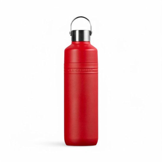 Le Creuset On The Go Dubbelwandige Drinkfles 1,0 Liter Kersenrood