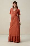 Sissy-Boy Rode Jersey Maxi Jurk