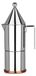 Machine à expresso en acier inoxydable avec fond en cuivre, pour 3 tasses, couleur argent
