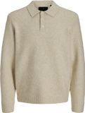 JACK&JONES JPRBLASIMON SOUFFLE KNIT POLO Heren Gebreide Truien Lange Mouw Ancient Scroll XL