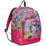 SJ Gang School rugzak Advanced – eenhoorn – dubbel roze meisje, Roze, Eén maat, met patroon