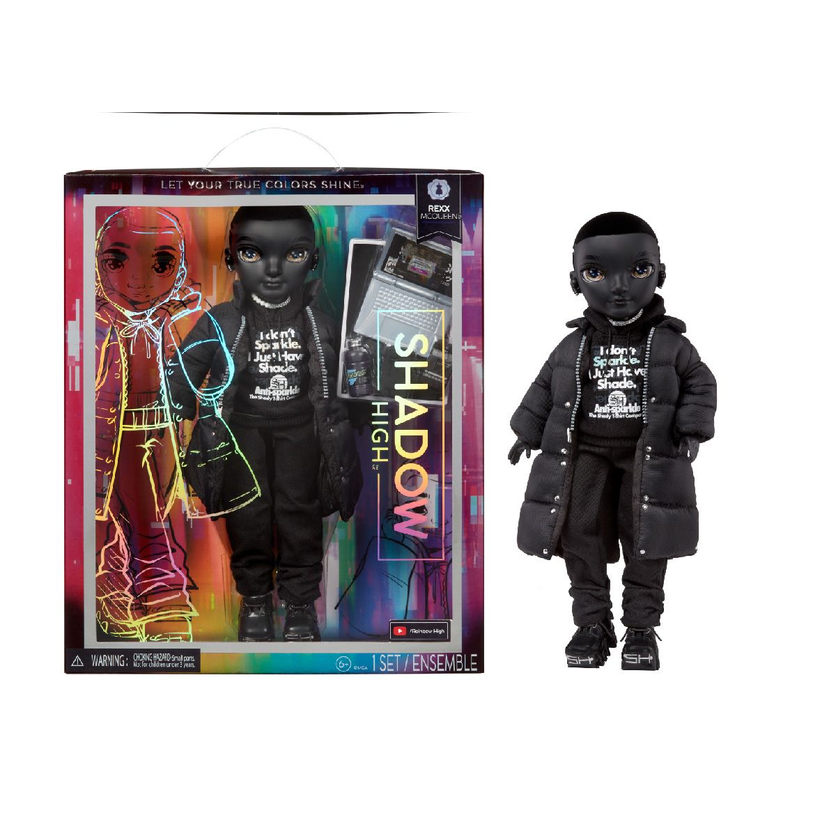 Rainbow High Shadow High Rexx Mcqueen Fashion Doll - Multicolor