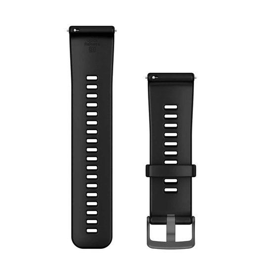 Garmin Quick Release 24 mm Siliconen Bandje Zwart