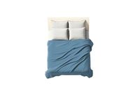 zer0bed, Avio, laken voor tweepersoonsbed, effen, 100% katoen, 260 x 290 cm, 1 stuk (alleen laken)