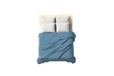 zer0bed, Avio, laken voor tweepersoonsbed, effen, 100% katoen, 260 x 290 cm, 1 stuk (alleen laken)