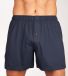 SCHIESSER Cotton Casuals boxer (1-pack) - heren boxershort jersey donkerblauw met patroon