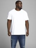 Jack & Jones T-shirt Basic Wit (Maat: 4XL)