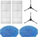 Skoov Ecopulse onderdelen - 2x Mop - 2x Brusher - 2x Filters - Robotstofzuiger