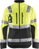 Blåkläder Blaklader Softshell jack High Vis 4900-2517 - High Vis Geel/Zwart - XXL