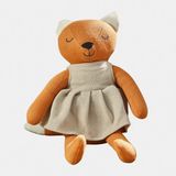 LOBERON Knuffeltje Fuzzlin oranje/grijs