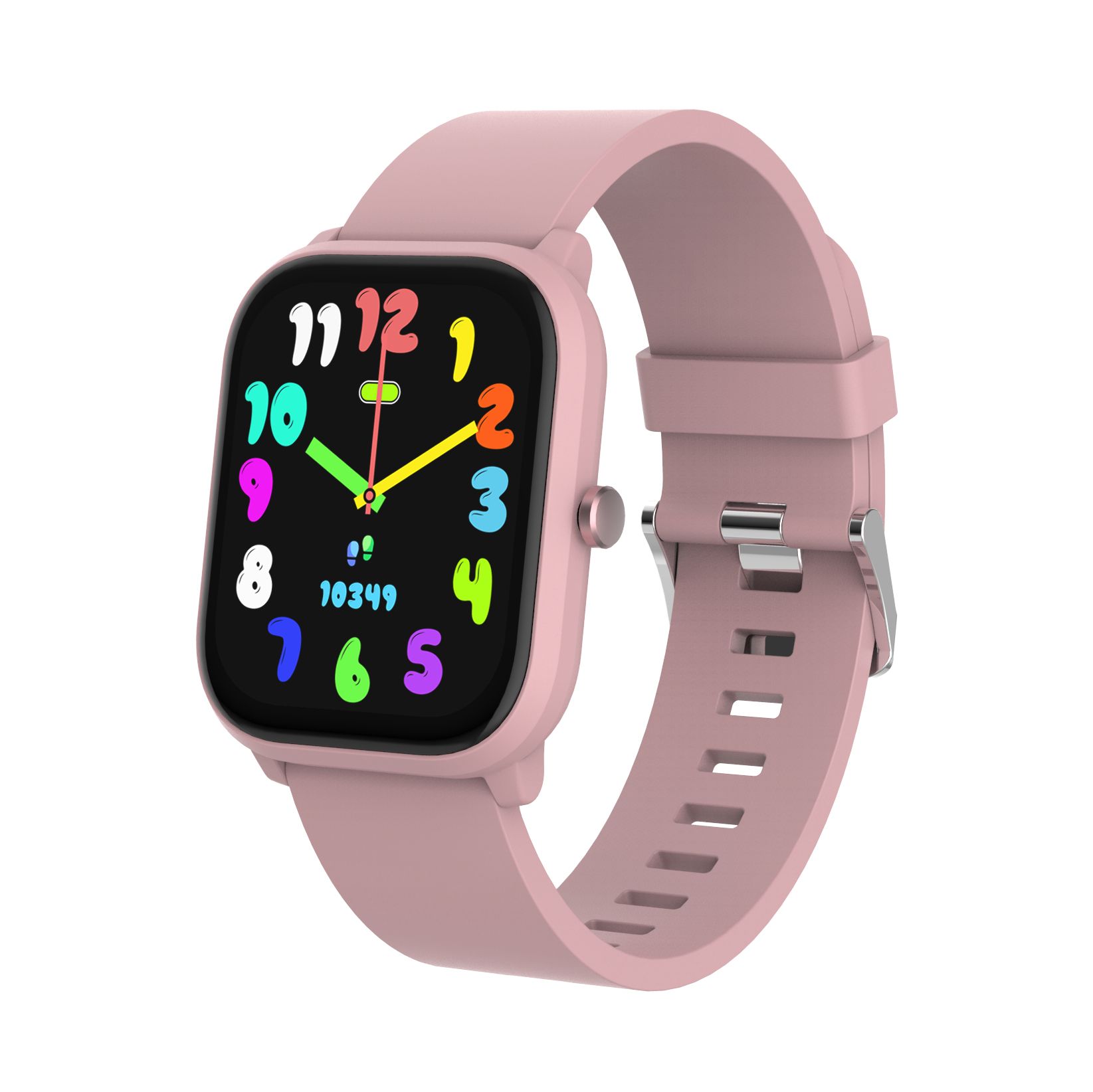 Denver SWK-120RO Smartwatch voor Kinderen - Roze - 1.75" Touchscreen - IP68 - Hartslagmeter - Multisport - Google Assistant & Apple Siri