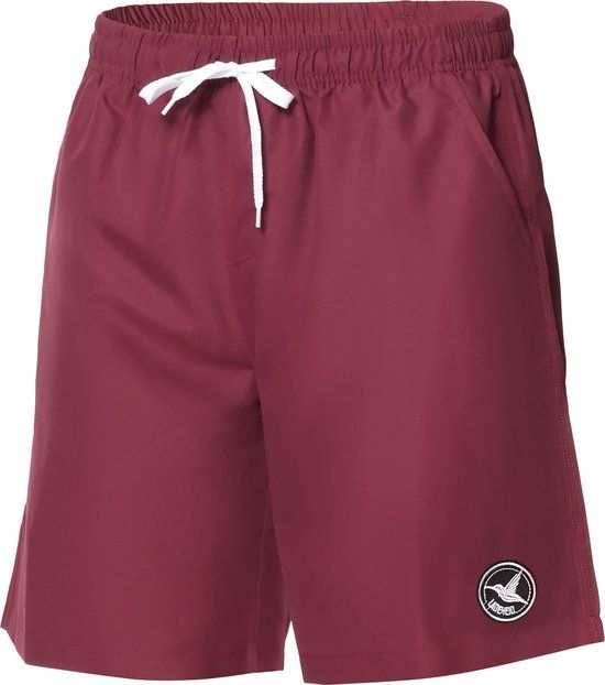 Ladeheid LA-LA40-129-SWS Heren Zwembroek - Zwemshorts - Wijnrood - XXL