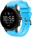 Strap-it Fossil Gen 5 siliconen bandje - lichtblauw