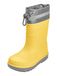 Playshoes Uniseks regenlaarzen voor kinderen, gevoerde rubberlaarzen, Geel gevoerd, 22 EU