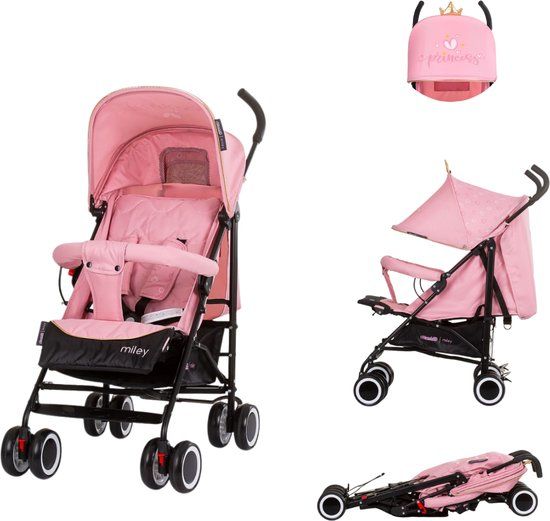 Chipolino Miley Princess Buggy - Roze