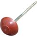 Mccover - Pointe pour plaque bitumée (x100) L 6,5 cm - Coloris - Rouge, Longueur - 6,5 cm