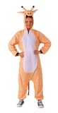 Rubies One Piece Giraffenkostuum voor volwassenen, uniseks, eenheidsmaat voor carnaval, Halloween, feesten, begrafenissen