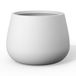 Kante Plantenbak, Beton, Wit, 14,8" Dia x 13,8" H