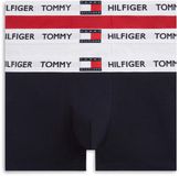 Tommy Hilfiger 3P Trunk Boxers - Rood-wit-zwart - Heren - XXL