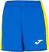 Joma Maxi Short Dames - Royal / Geel | Maat: XL