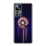 ERT GROUP mobiel telefoonhoesje voor Xiaomi 12T/12T pro/K50 Ultra origineel en officieel erkend Marvel patroon Captain America 017, hoesje is gemaakt van TPU