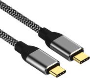 Allteq USB C kabel | 2 meter | Grijs | USB 3.2 Gen 1x2 | 10 Gb/s | 60W
