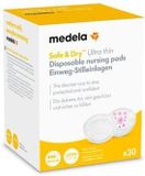 Medela Safe & Dry Ultra Thin Disposable Absorbent Discs 30 Units