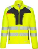 Portwest DX4 Hi-Vis Zip Base Layer Geel/zwart