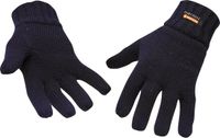 Portwest GL13 Gebreide Handschoen Gevoerd, donker blauw