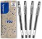 PILOT - Set van 4 G-Tec C4 - Rollerbalpen met gelroller - Zwart - Ultrafijne punt voor zeer nauwkeurig werken (lijn van 0,2 mm)