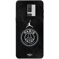 Maniacase Hoesje Samsung Galaxy j8 2018 psg jordan logo zwart