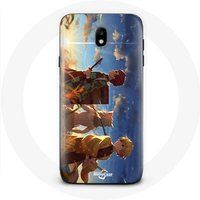 Maniacase Etui voor Samsung Galaxy J7 2017 Tanjiro Inosuke en Zenitsu Demon Slayer Kimetsu no Yaiba Anime Manga