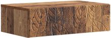 vidaXL Wandmontage Zijtafel 87,5 x 34,5 x 17 cm Bewerkt hout Oud hout