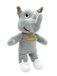 Joytoy Dikka de neushoorn pluche 13x11x26 cm
