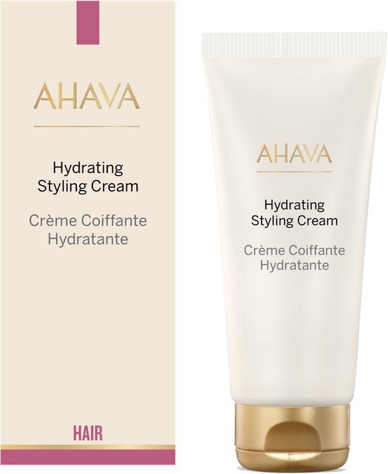 AHAVA Hydraterende Styling Haarcrème - Lichtgewicht Verzorgende Crème voor Gemakkelijk Stylen en Glans - met Arganolie, Zonnebloemzaadolie, Saffloerolie & Onze Hydraterende Osmoter, 200 ml