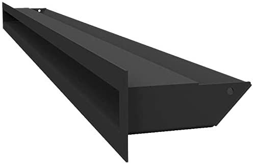 Kratki AIR Warmeluchtrooster 6 x 100 cm Zwart