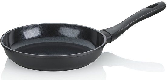 Kela Atura Koekenpan, 24 cm, Zwart, Non-stick, PFAS/PTFE vrij, Gegoten Aluminium
