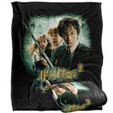HARRY POTTER Silky Touch superzachte plaid 152 x 127 cm