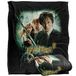 HARRY POTTER Silky Touch superzachte plaid 152 x 127 cm