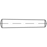 TOOLCRAFT TO-5393985 Conische pen 6.5 mm Staal 100 stuk(s)