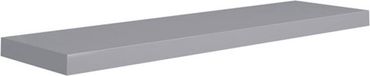 vidaXL Wandschap - zwevend - 90x23,5x3,8 cm - MDF - grijs
