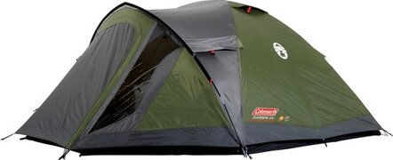 Coleman Darwin 3+ tent, 3 personen, 3-persoonstent, iglotent, festivaltent, lichte koepeltent met voortent, waterdicht WS 3.000 mm