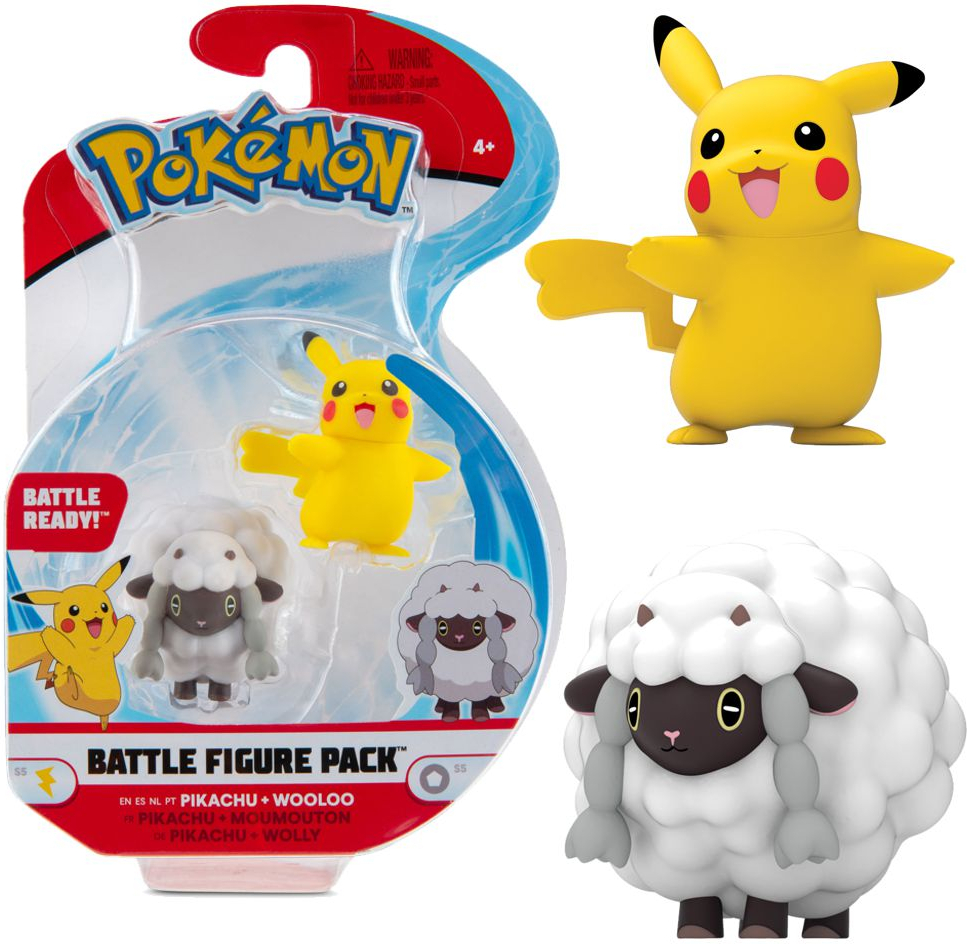 Pokémon Pokemon Battle Figure Pack - Pikachu & Wooloo Merchandise