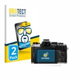 BROTECT - Screenprotector voor Olympus OM System OM-5 Mark II - Folie Beschermfolie transparant 2 Stuks