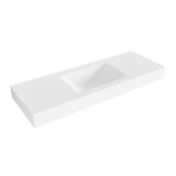 Mondiaz CLOUD lavabo suspendu sans talc 130cm bord central 12cm XM49310Talc