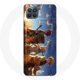Maniacase Hoesje voor Oppo A93 Tanjiro Inosuke en Zenitsu Demon Slayer Kimetsu no Yaiba Anime Manga