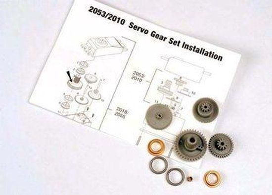 Traxxas Servo gears (for 2055 and 2056 servos) 2053