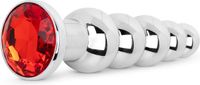 EasyToys EQOM Purchasing B.V. Anale Plug met Edelsteen - Rood