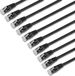 6 StarTech.com C6PATCH6BK10PK netwerkkabel 1,82 m Cat6 U/UTP (UTP) Zwart