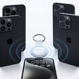 MCDODO Mini GPS Locator voor Auto, Fiets, Sleutels, Kind, Kat, Hond Tag - Wit